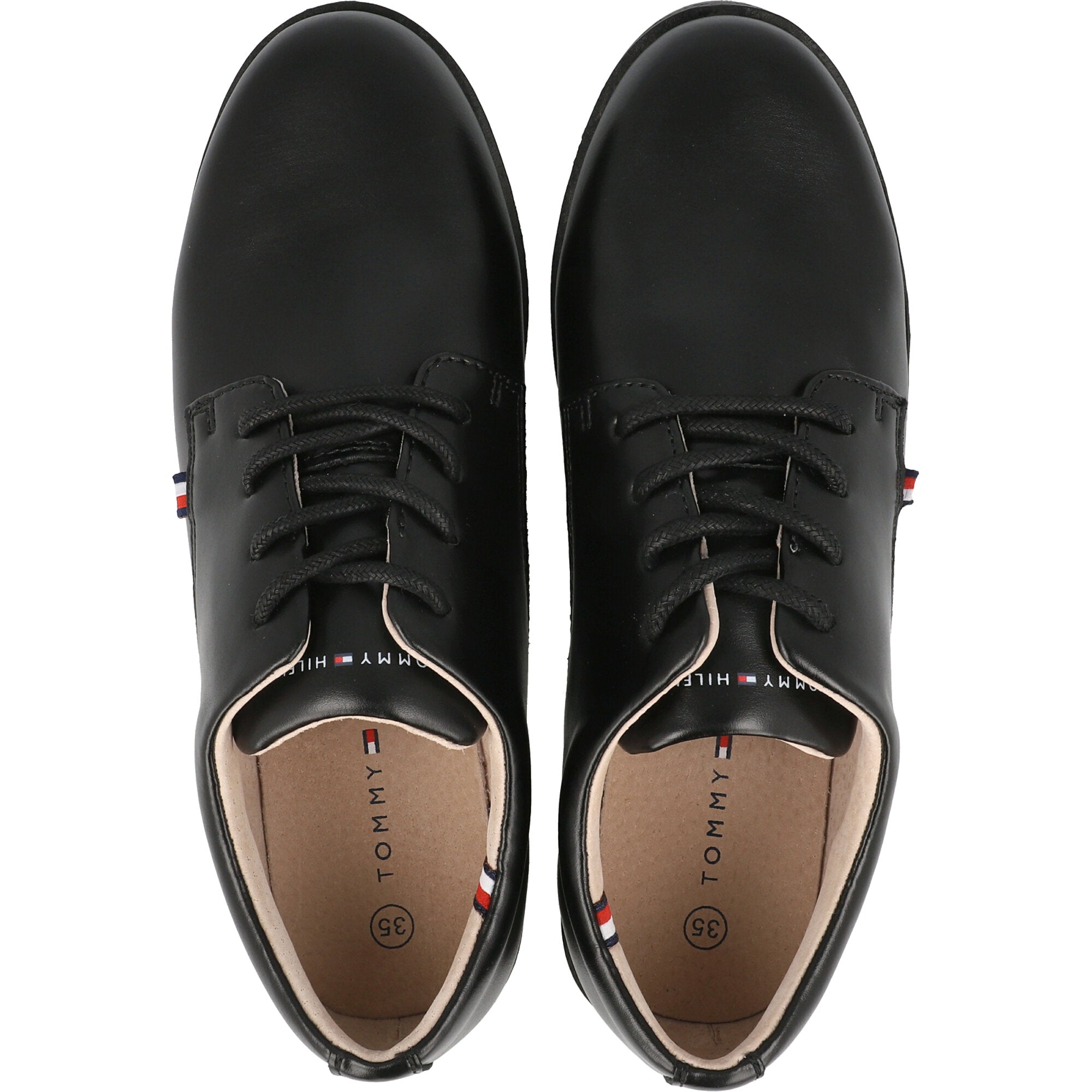 Tommy Hilfiger Black Smart Shoes