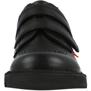 Kickers Kick Lo Velcro Black Shoes