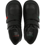 Kickers Kick Lo Velcro Black Shoes