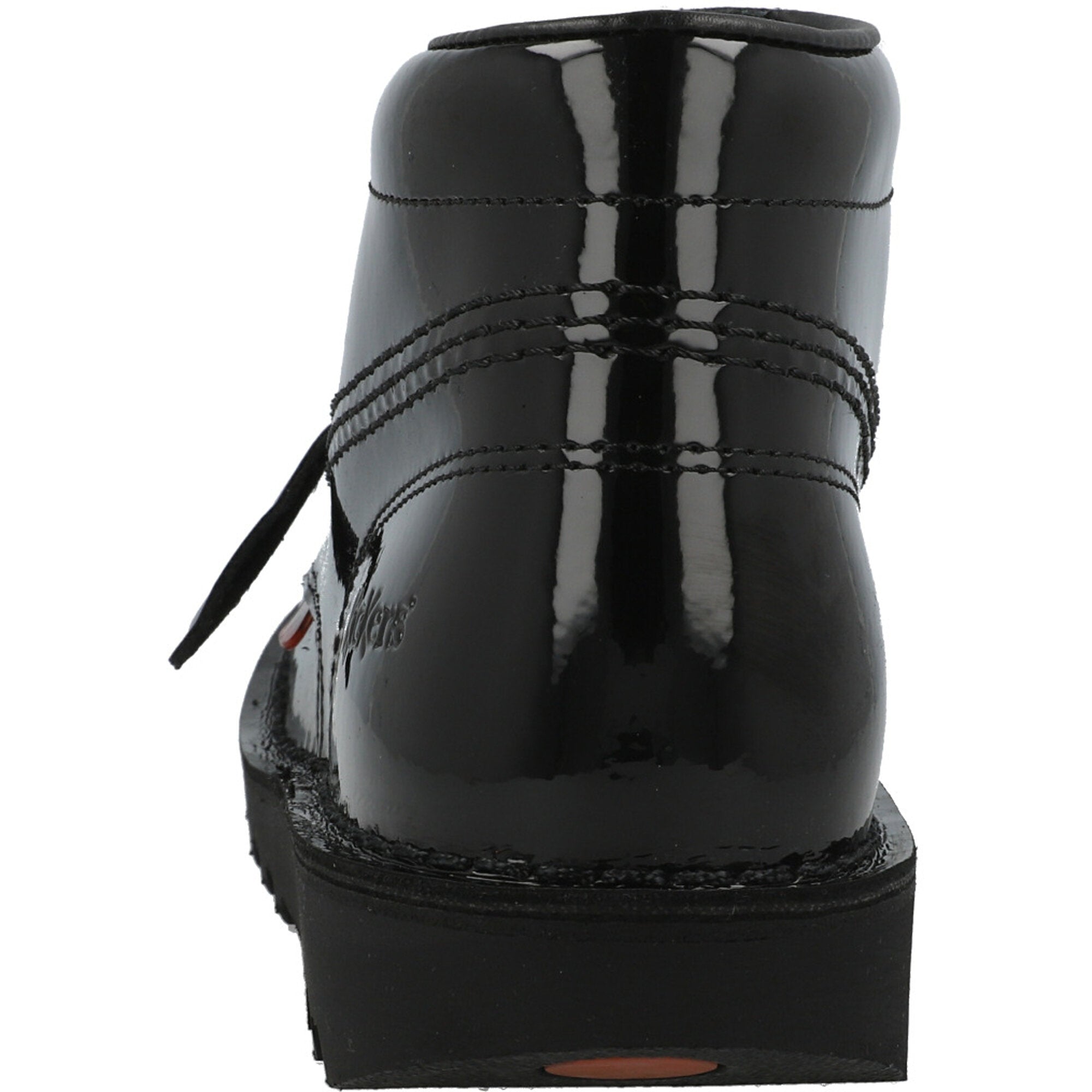 Kickers Kick Hi Black Patent Boots
