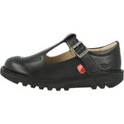 Kickers Kick T-Bar Black Shoes