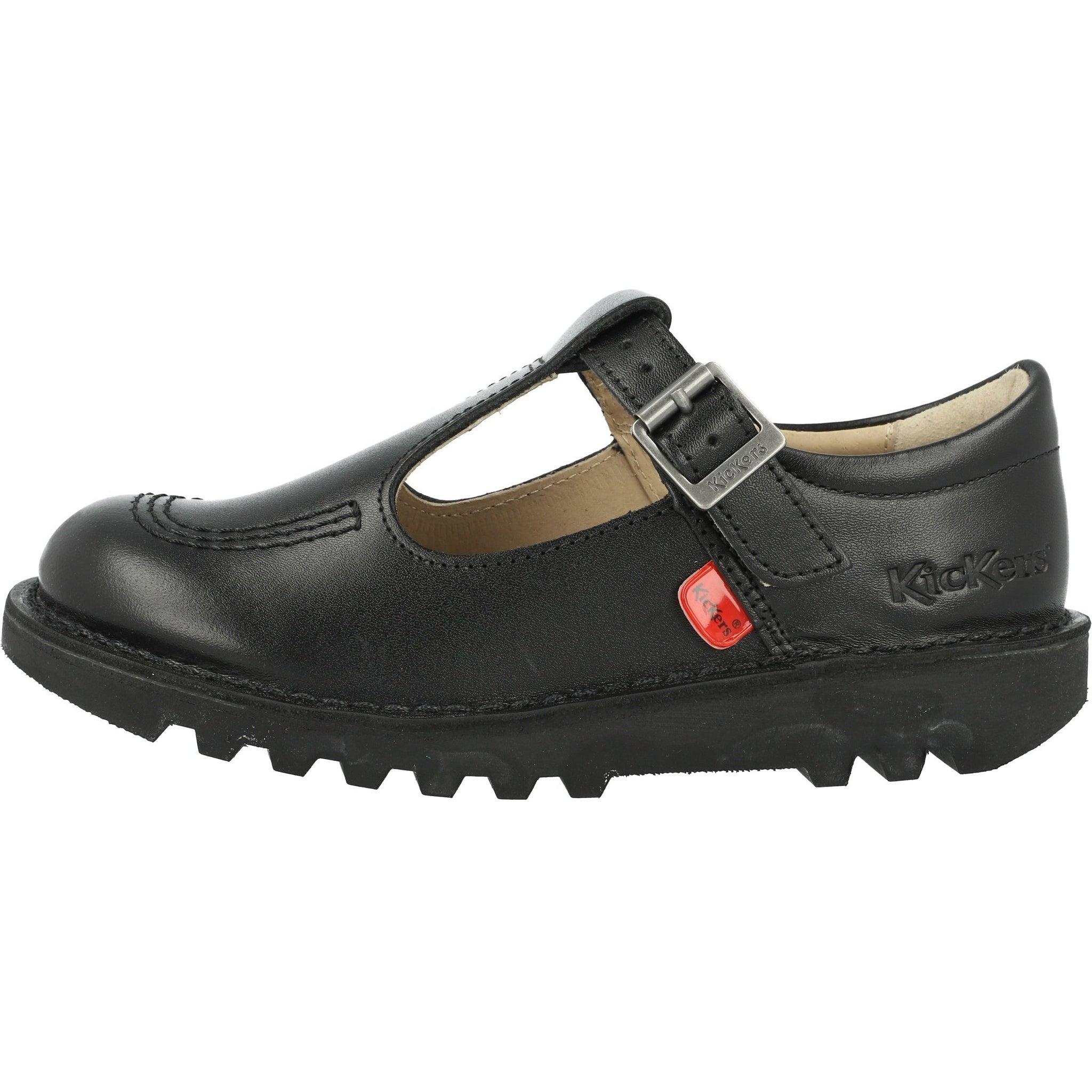 Kickers Kick T-Bar Black Shoes