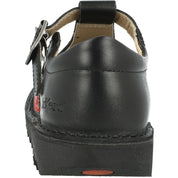 Kickers Kick T-Bar Black Shoes