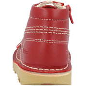 Kickers Kick Hi Red Zip Boots