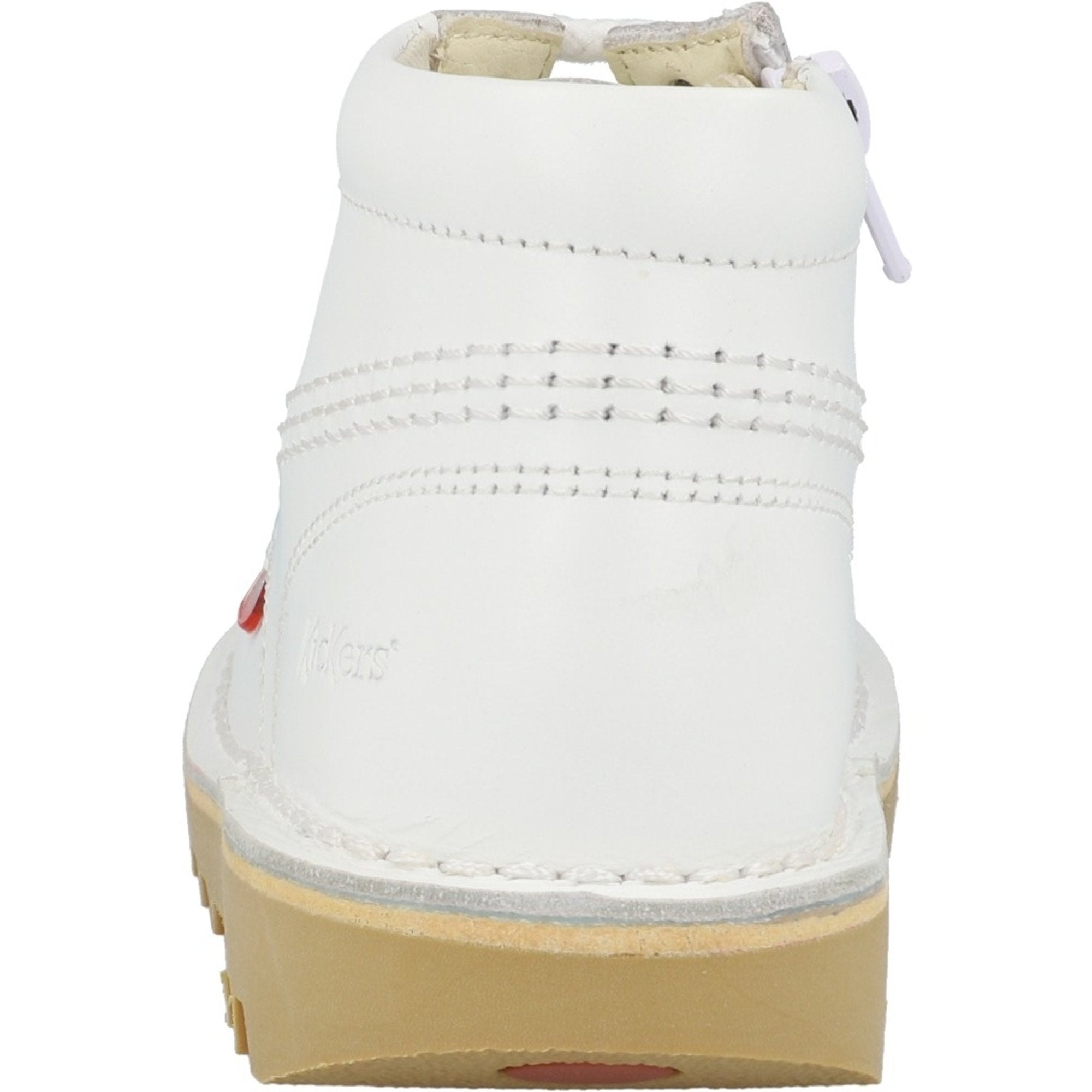 Kickers Kick Hi Zip White Boots