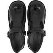 Kickers Kick T Black Patent Shoes