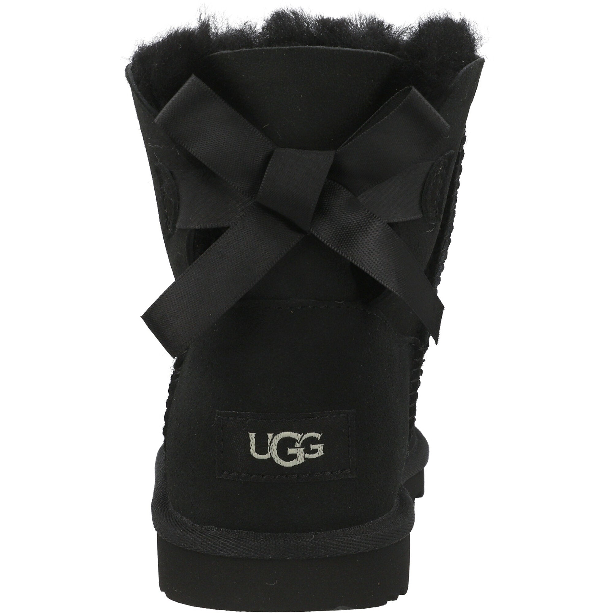 UGG Mini Bailey Bow II Black Boots