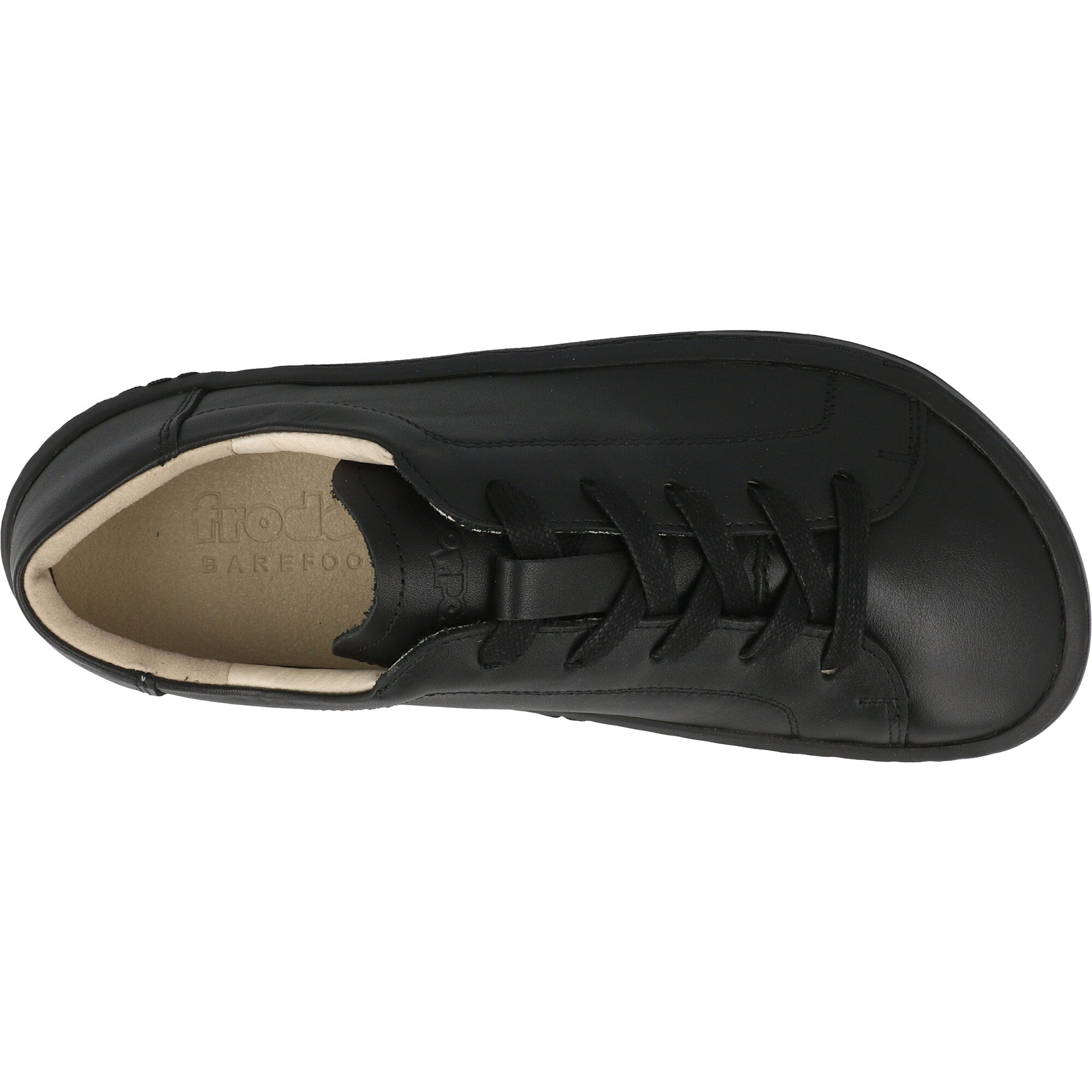 Froddo Barefoot Alex L Black School Shoes