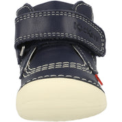 Kickers Softer Hi Navy Baby Shoes