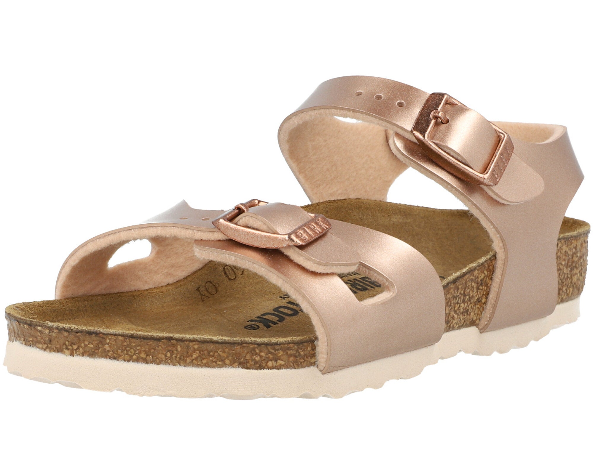 Birkenstock Rio Electric Metallic Copper Sandals