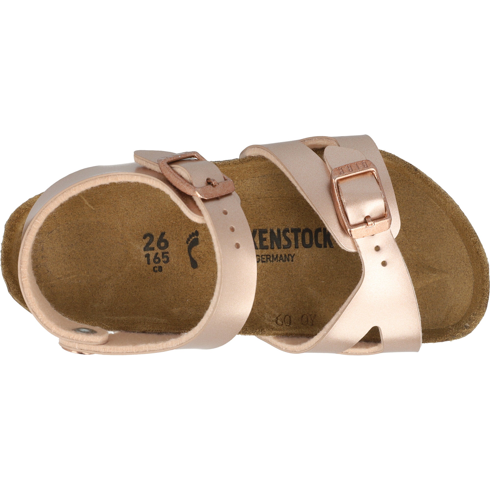 Birkenstock Rio Electric Metallic Copper Sandals