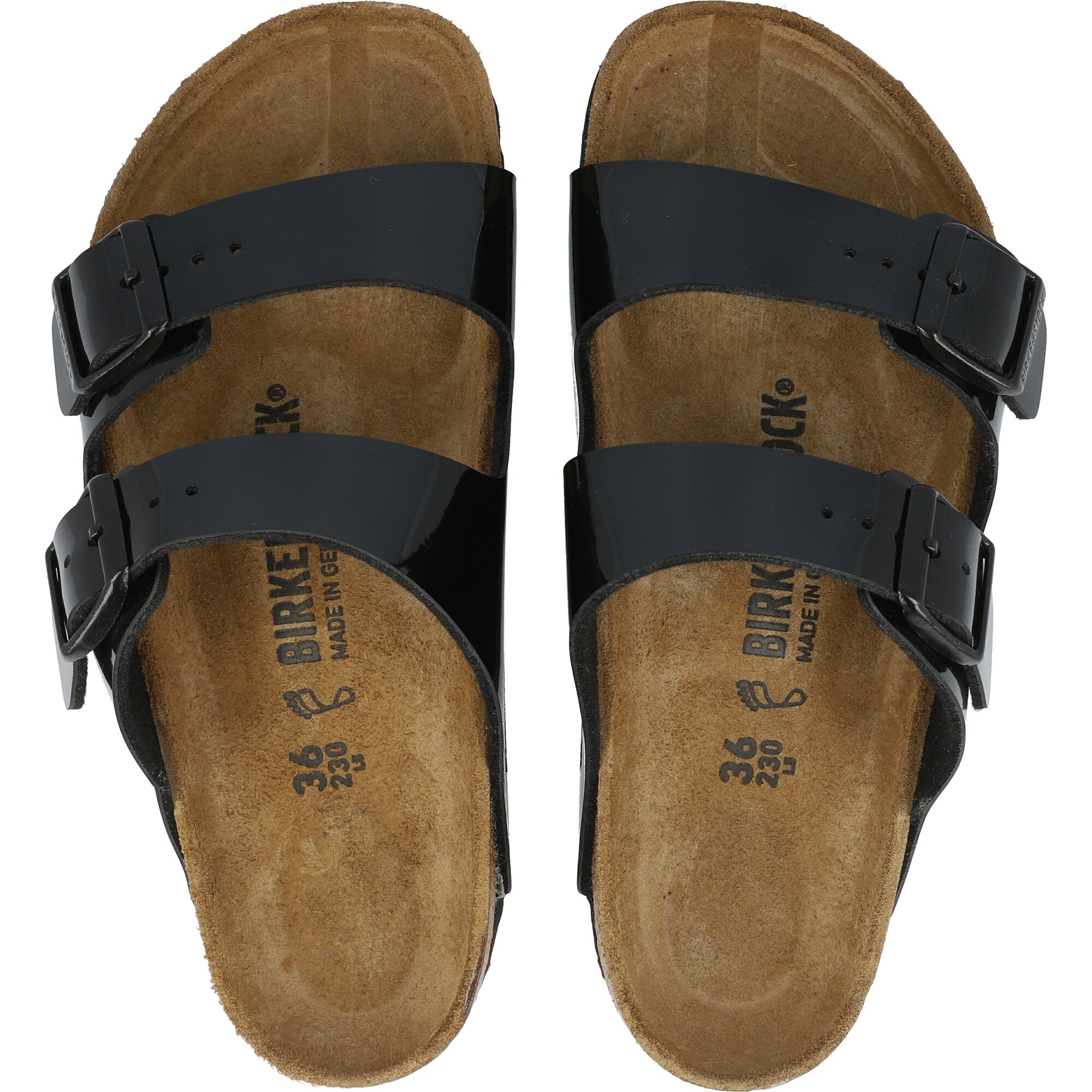 Birkenstock Arizona Black Patent Sandals