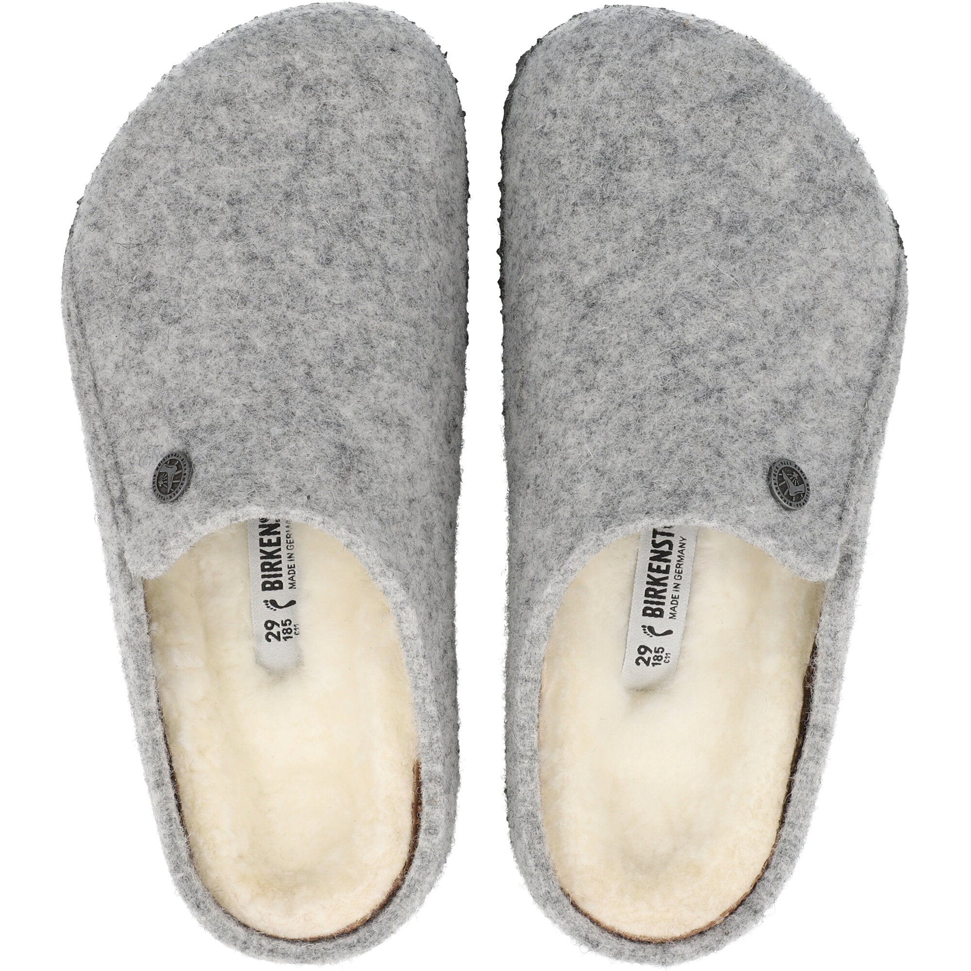 Birkenstock Zermatt Light Grey Slippers