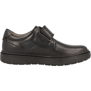 Geox Riddock Black School Shoes