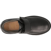 Geox Riddock Black School Shoes