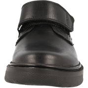 Geox Riddock Black School Shoes