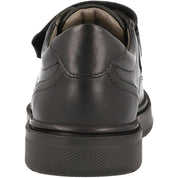 Geox Riddock Black School Shoes