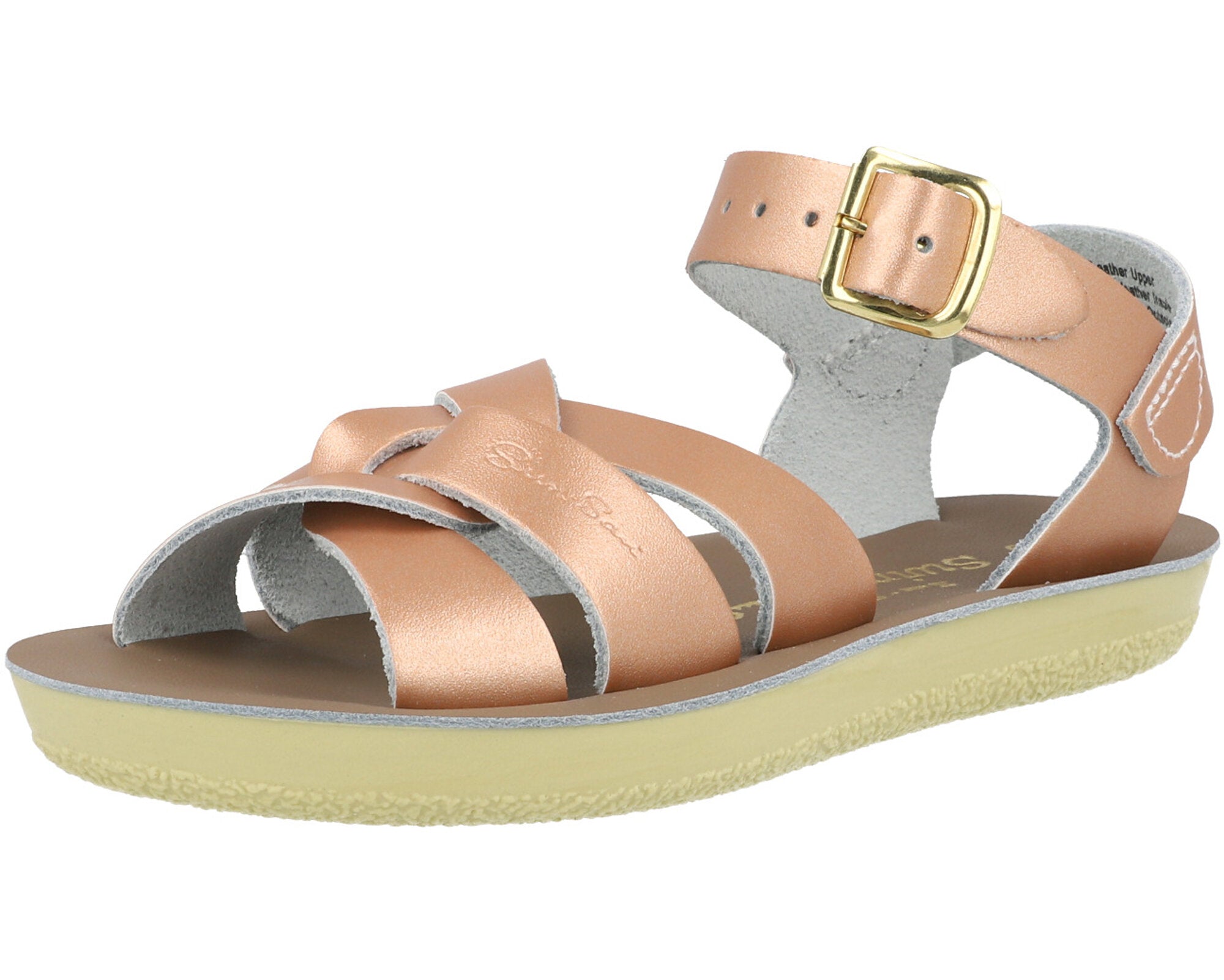 Salt-Water Sun-San Swimmer Rose Gold Sandals