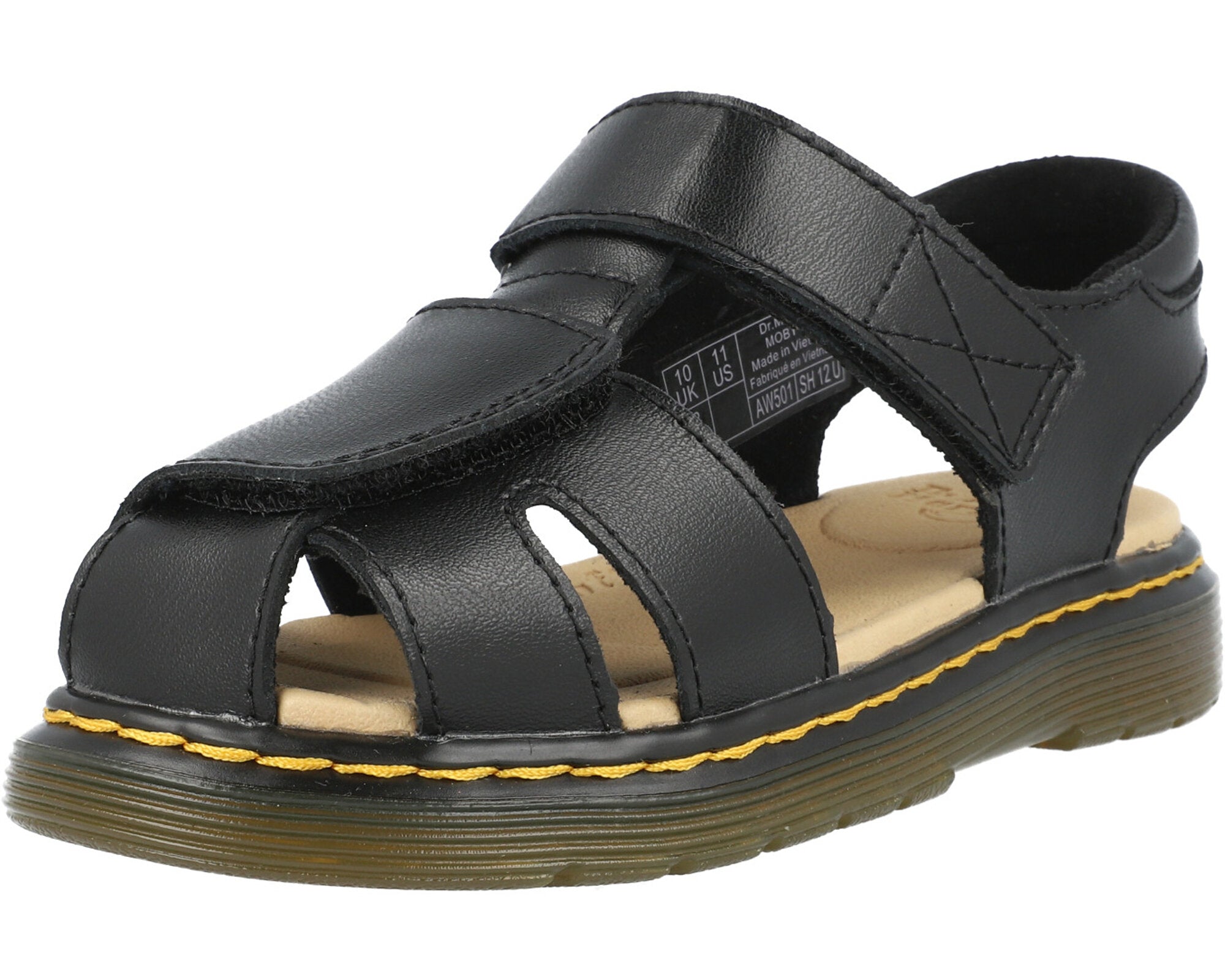 Dr Martens Moby II Black Sandals