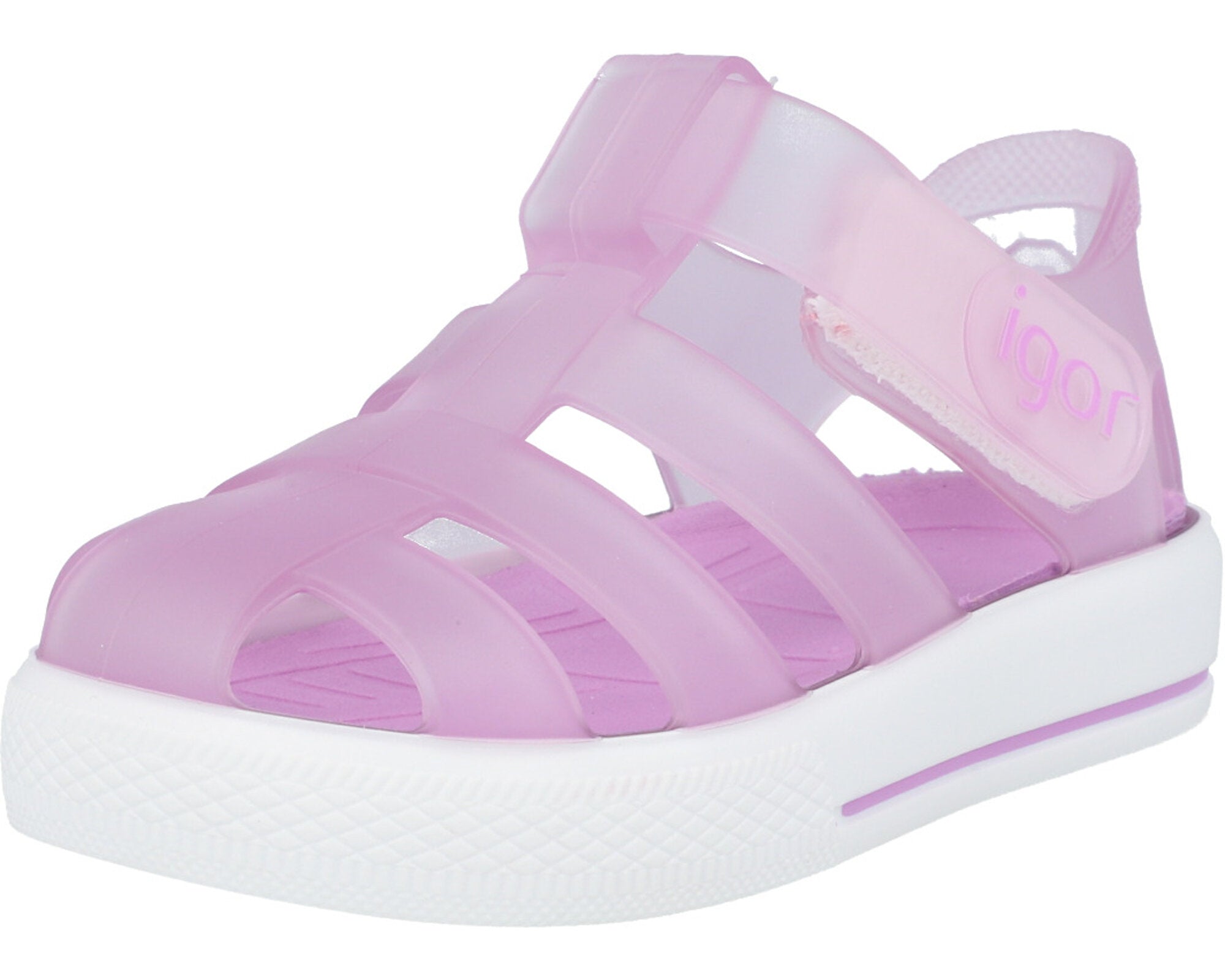 Igor Star Transparent Purple Sandals