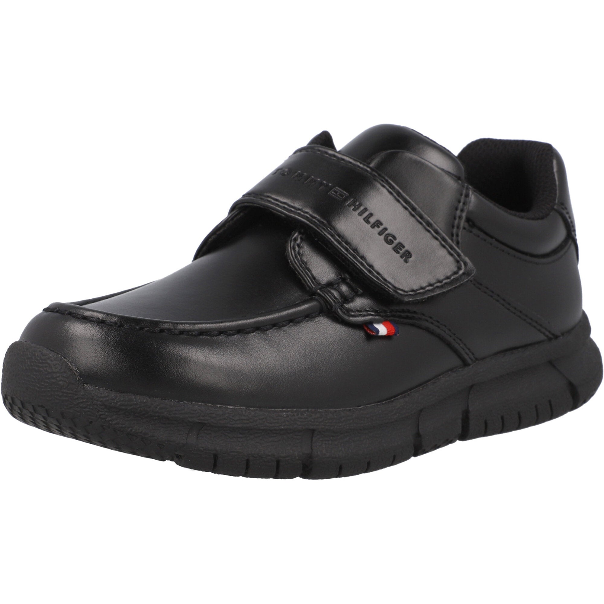 Tommy Hilfiger Black School Shoes