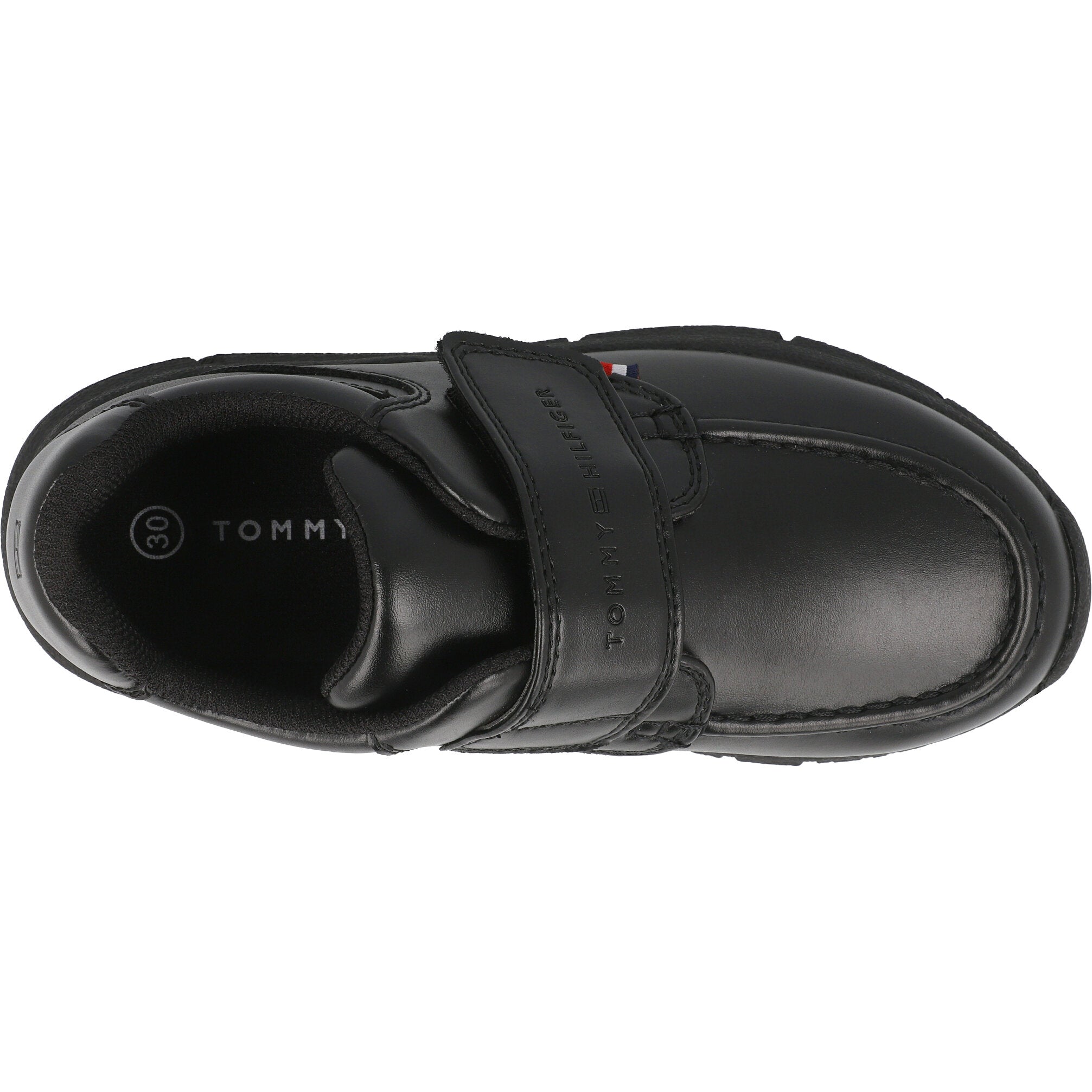 Tommy Hilfiger Black School Shoes