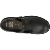 Geox Casey Black T-Bar School Shoes