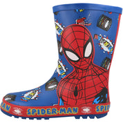 Spiderman Marcel Blue Wellington Boots