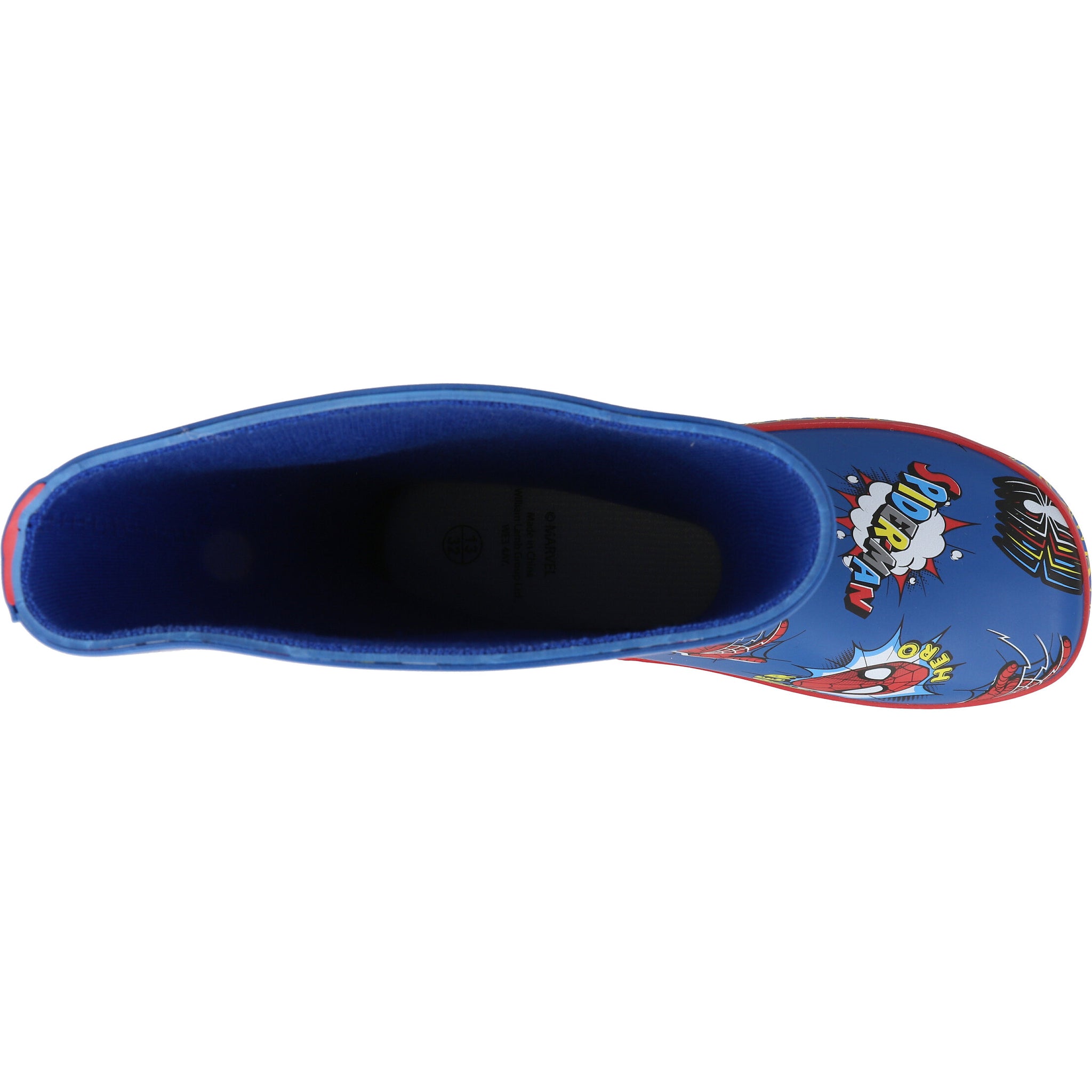 Spiderman Marcel Blue Wellington Boots