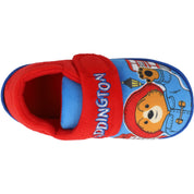 Paddington Bear Blue London Scene Slippers