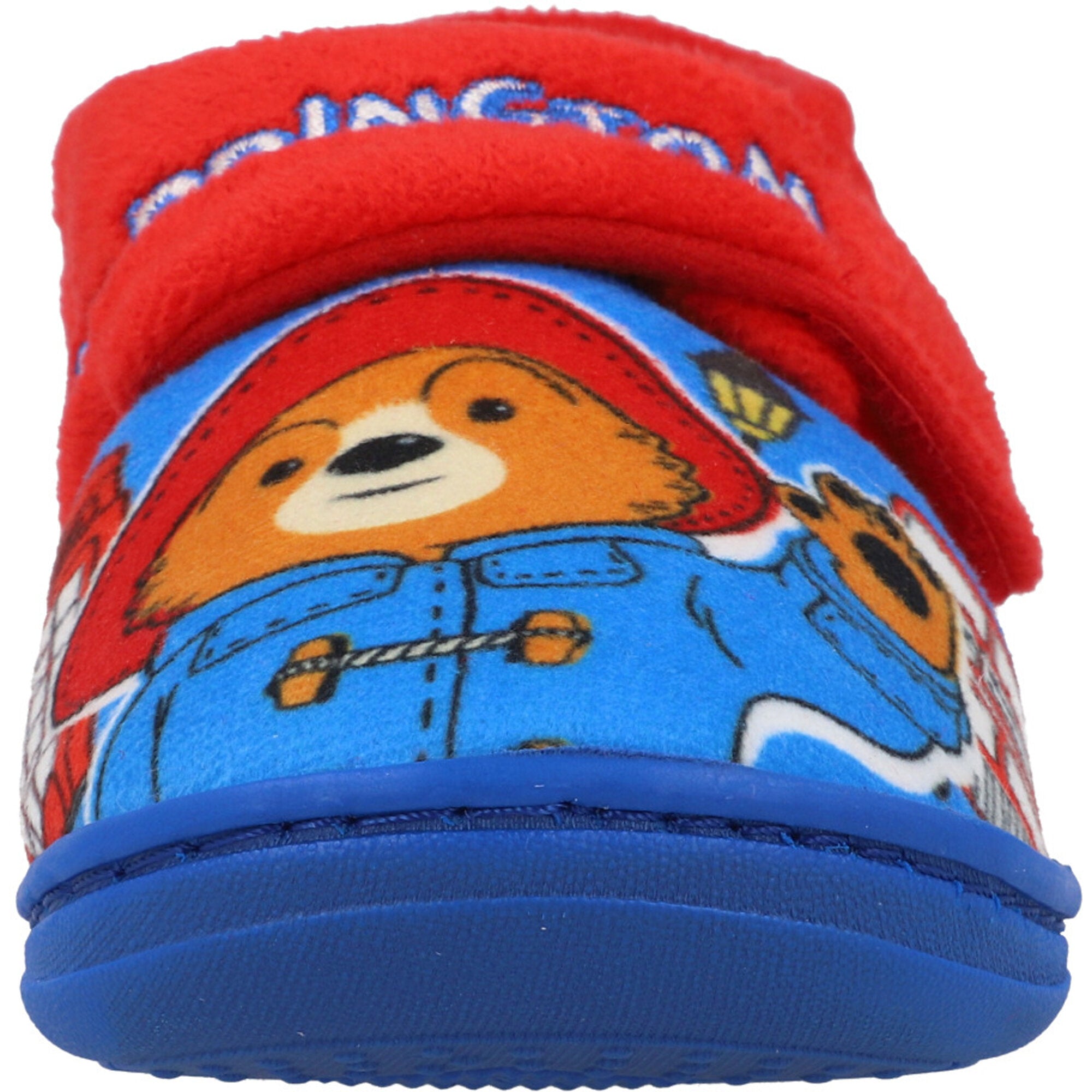 Paddington Bear Blue London Scene Slippers