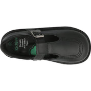 Kickers Kick T Vegan Black School Shoes