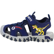 Bull Boys Velociraptor Lights Navy Sandals