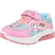 Peppa Pig Pink Lights Emboss Trainers