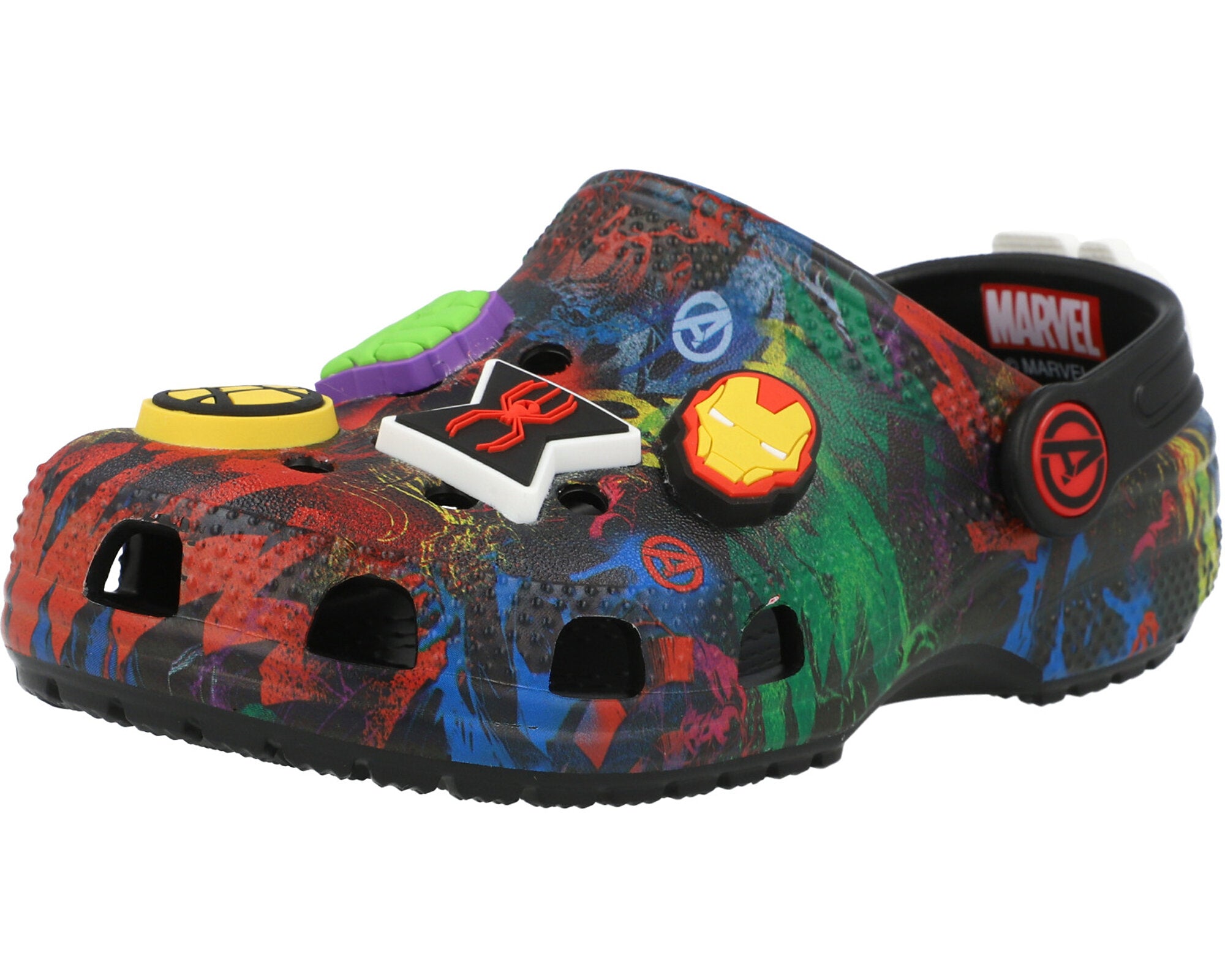 Crocs Kids Classic Marvel Avengers Black Clogs