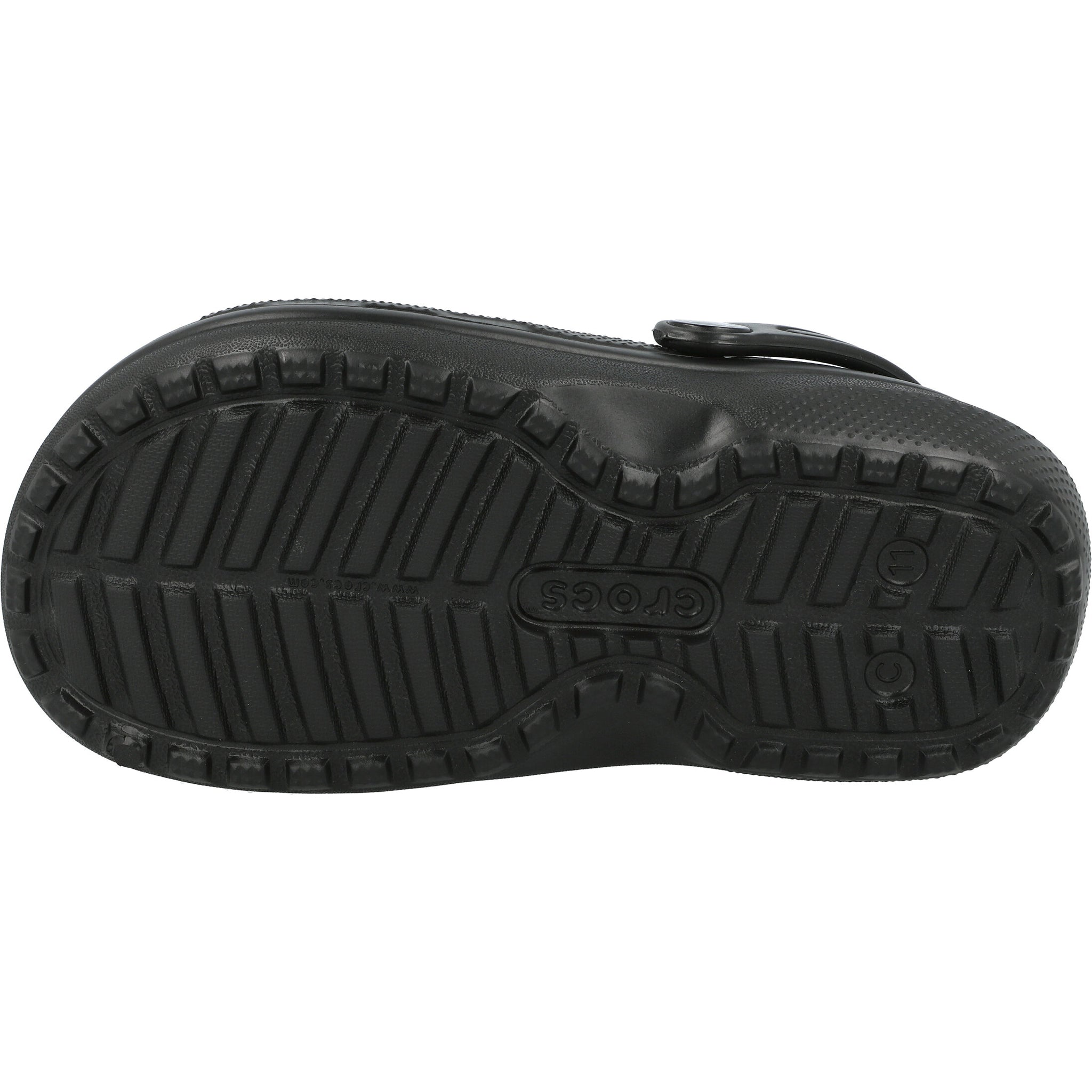 Crocs Kids Black Classic Lined Clog