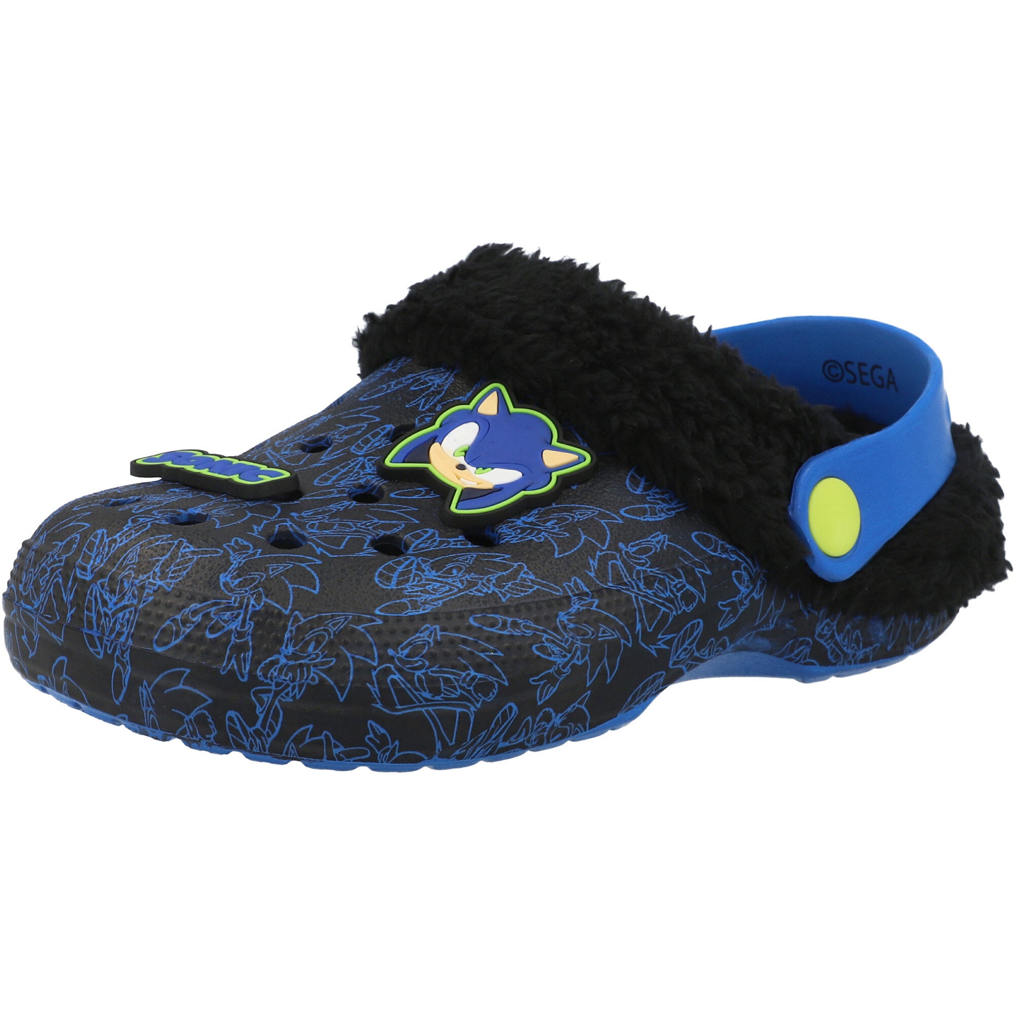 Sonic the Hedgehog Blue Kids' Clogs