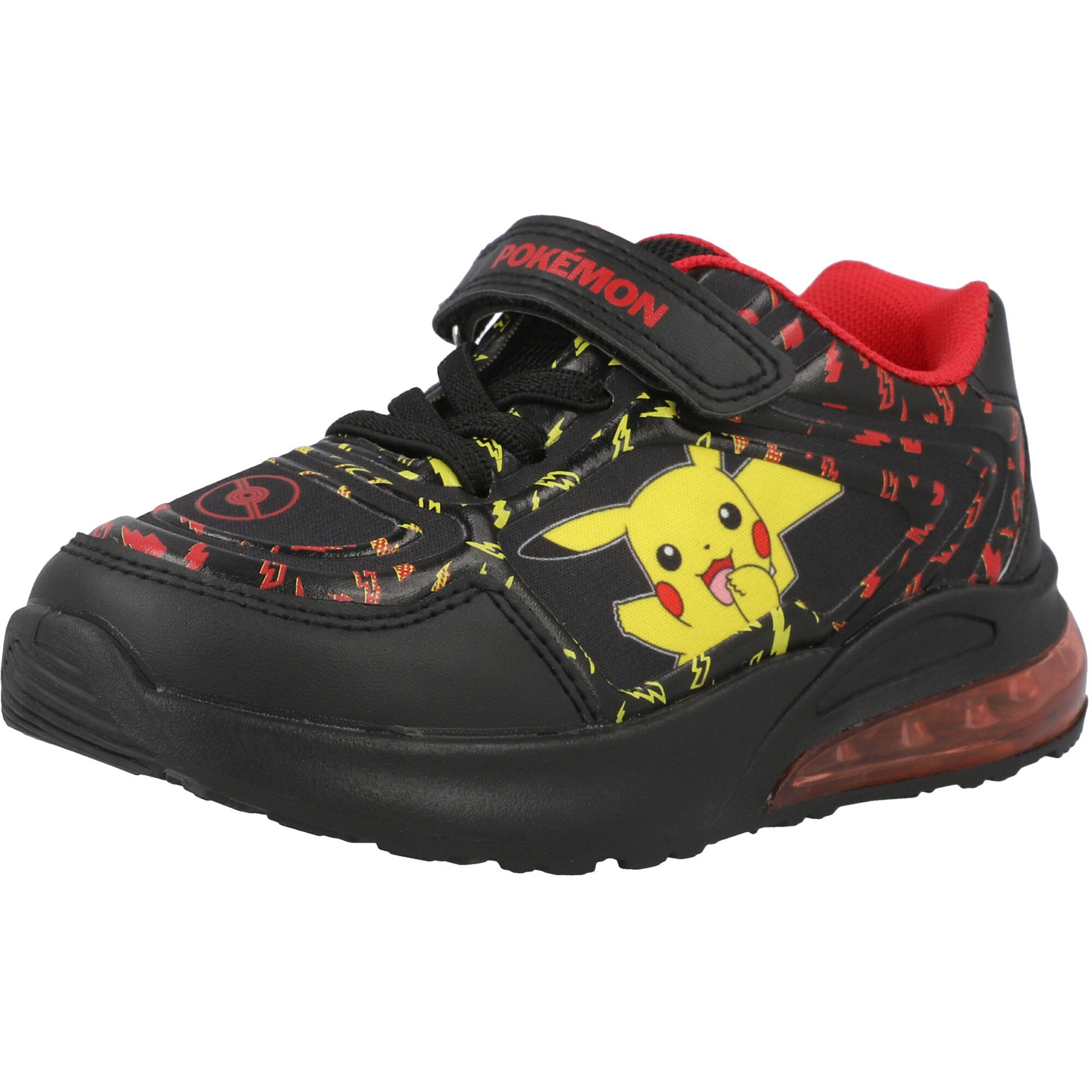 Pokémon Electric Emboss Lights Black Trainers