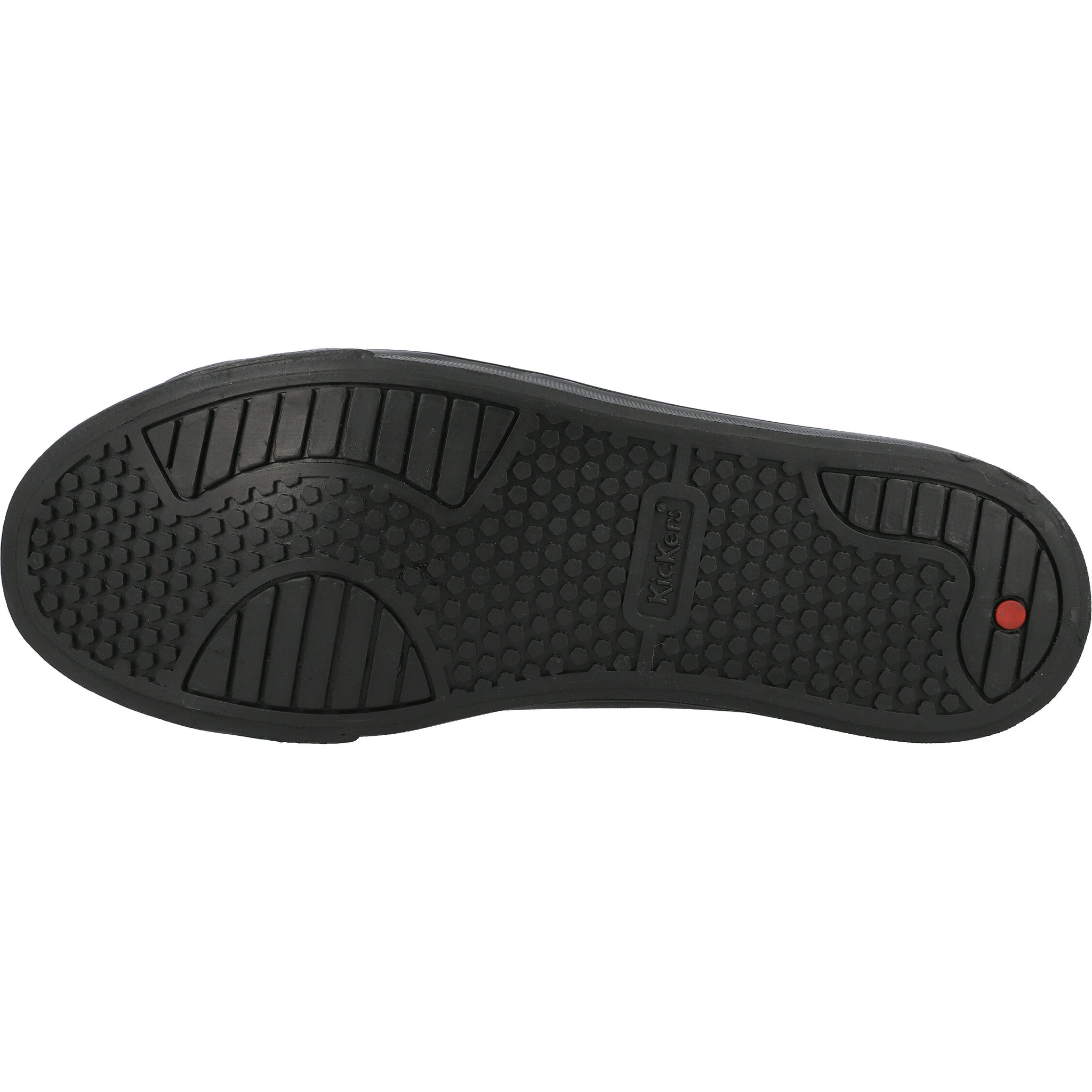 Kickers Tovni Lacer Black School Shoes