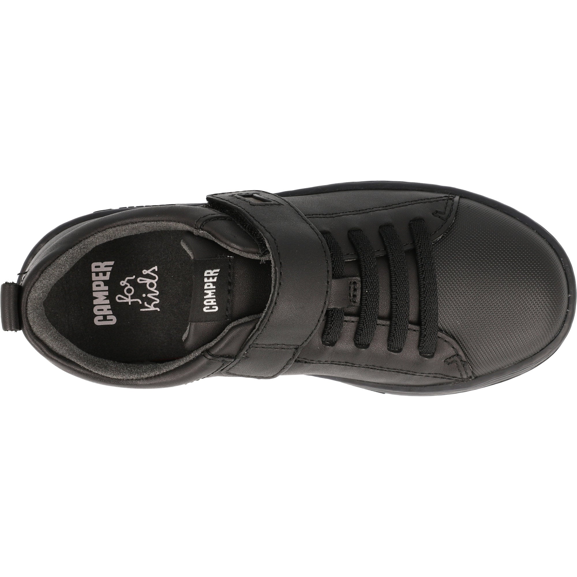 Camper Runner Kids Black Shoes