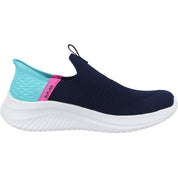 Skechers Ultra Flex Navy Slip-ons