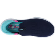 Skechers Ultra Flex Navy Slip-ons