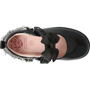 Lelli Kelly Angel Black School Dolly Shoes