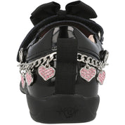 Lelli Kelly Angel Black School Dolly Shoes