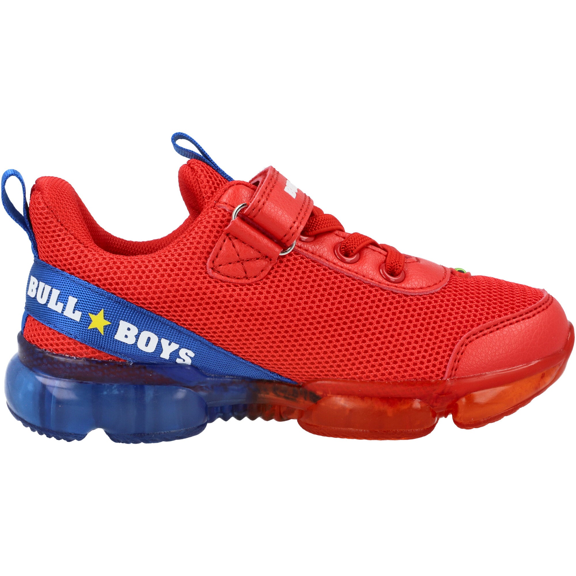 Bull Boys T-Rex Dinosaur Lights Red Shoes