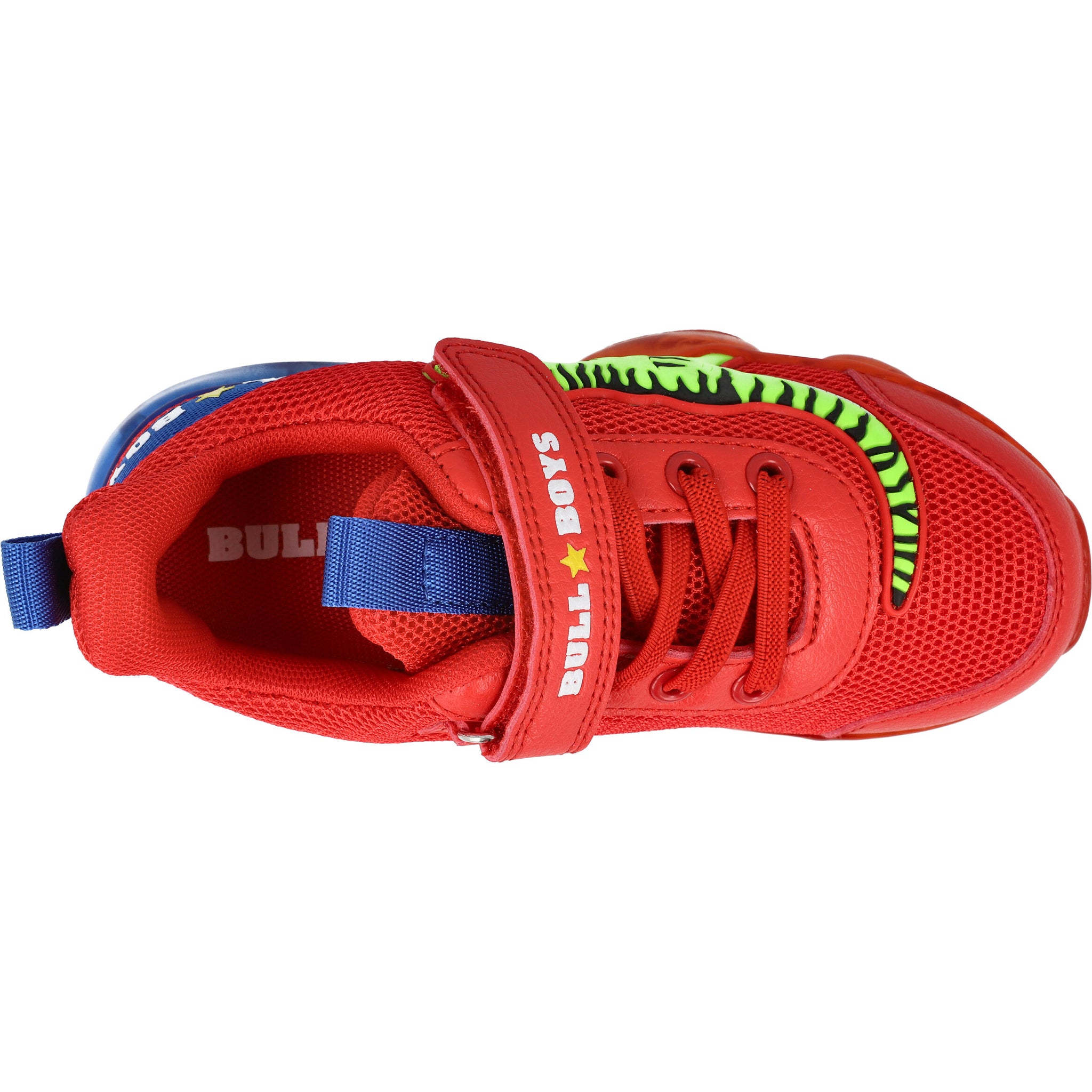 Bull Boys T-Rex Dinosaur Lights Red Shoes