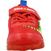 Bull Boys T-Rex Dinosaur Lights Red Shoes