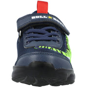 Bull Boys T-Rex Dinosaur Lights Blue Trainers