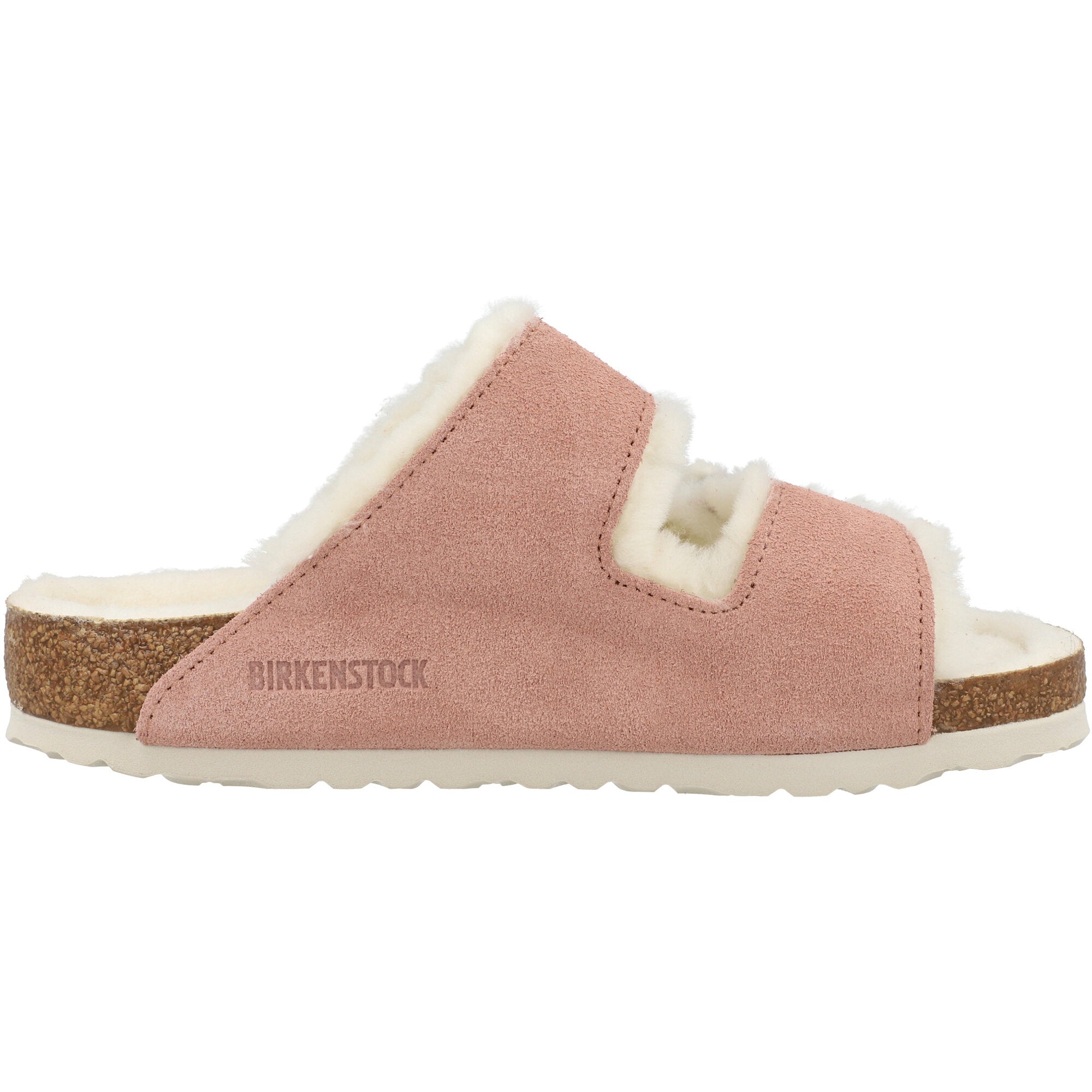 Birkenstock Arizona Pink Shearling Sandals