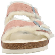 Birkenstock Arizona Pink Shearling Sandals
